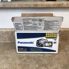 Pv-gs85 Panasonic Mini Dv Digital Camcorder Battery And Charger Sd Card Dvm 60 Box #2