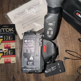Pv-iq225d Panasonic Palmcorder Untested Without Battery Charger Lot With Bag #3