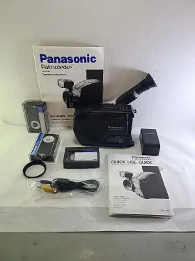 Pv-iq303d Panasonic Palmcorder Iq Camcorder/vcr Player Parts Only As Is