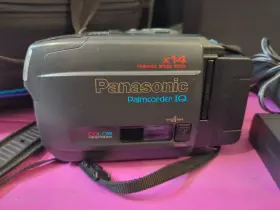 Pv-iq305d Panasonic Palmcorder Iq Vhs Pv-iq305 Bundle Stra Power Adapter Batteries A/v #2