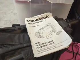 Pv-iq305d Panasonic Palmcorder Iq Vhs Pv-iq305 Bundle Stra Power Adapter Batteries A/v #3