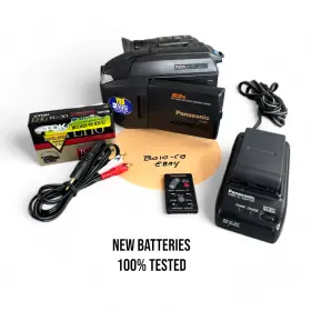 Pv-l568 Panasonic Palmcorder Vhs-c Camcorder New Battery Actually Tested Y2k