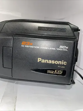 Pv-l578d Panasonic Palmcorder Camcorder Video No Battery/power Adapter Working #2