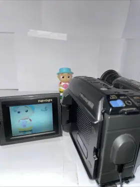 Pv-l578d Panasonic Palmcorder Camcorder Video No Battery/power Adapter Working