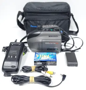 Pv-l580d Panasonic Pv-l580 Palmcorder Vhs-c Camcorder Video Camera Vhsc Cassette
