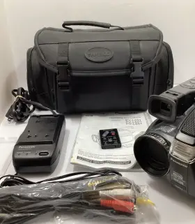 Pv-l651 Panasonic Palmcorder Camcorder With Manual/battery/remote/charger/case Ex #3