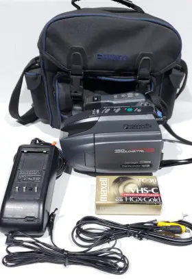 Pv-l681d Panasonic Vhs-c Camcorder Video Camera Vhsc Cassette Tape A/v Cable
