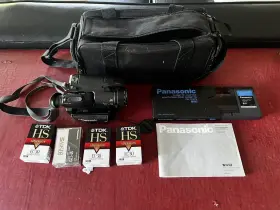 Nv-s500pn Panasonic S500pn Vtg Camcorder Video Movie Compact Vhs Camera Lot Palmcorder