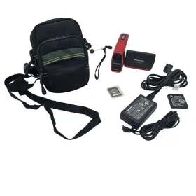 Sdr-sw20p Panasonic Sdr-sw20 Waterproof Underwater Camcorder With Charger And Sd Card - Tested