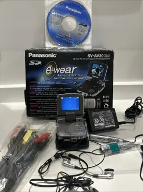 Sv-av30u-s Panasonic Sv-av30 E-wear Multi-format Digital A/v Recorder/player Works Great