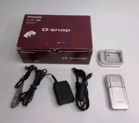 Sv-av50s Panasonic D-snap Sv-av50 Sd Digital Camcorder Rotating Screen With Adapter Working