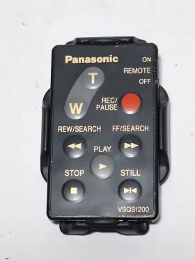 Vsqs1200 Panasonic Palmcorder Camcorder Vhs C 8 Function Remote Control