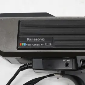 Wv-3060 Panasonic Video Camera With Attached Cable And Front Wired Lens T4-d18 #2