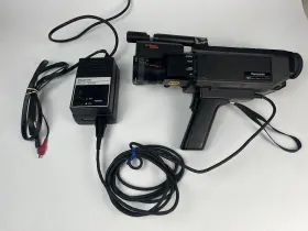 Wv-3070 Panasonic Rare Vintage Color Video Camera Zoom Lens Autofocus Working