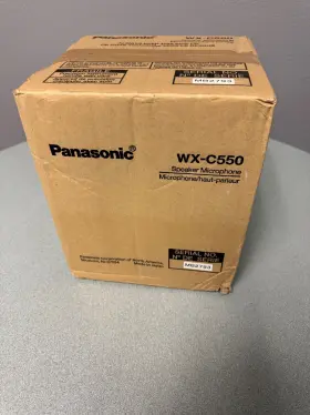 Wx-c550 Panasonic Wx-550 Microphone Or Speaker System Solutions