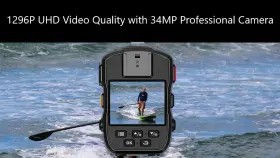 1296p Patrolmaster 710382922585 Latest Gen Uhd Body Camera With Audio Build-in 64gb 2 Inch Display #3