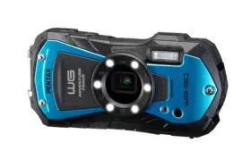 Wg-90 Pentax 027075306509 Blue Waterproof Camera Shockproof Dustproof Freezeproof Built-in 6-