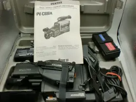 Pv-c880a Pentax Video Camera/recorder With Vintage Case Not Working - Parts Only #3