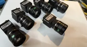 Fly-pge-20 Point Grey Lot Of 6 B With Lens As Is