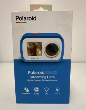 Polaroid 021331011596 Sport Action Camera 4k - Blue Free Shipping