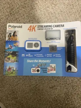 Polaroid 021331068125 4k Streaming Camera - Content Creator Kit