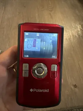 Dvf-130 Polaroid Usb Digital Camcorder Red Works Small Pocket Sized
