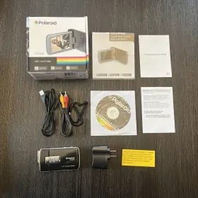 Id1440-blk-khl Polaroid Id1440 14 Mp 4x Zoom Digital Black Camcorder New Open Box