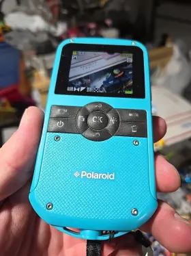 Id610 Polaroid All Weather Blue Digital Camcorder Model Works Great #2
