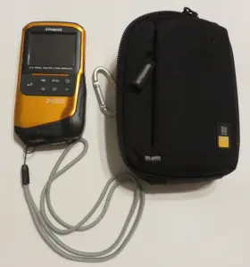 Id642 Polaroid 12mp Digital Camcorder Waterproof Orange With Case
