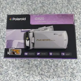 Id820-wht Polaroid Id820 Full Hd 1080p Digital Camcorder With 3 Inch Touch Screen Cables Charger #2