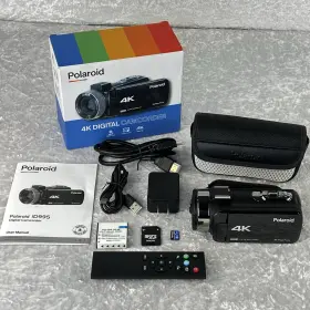 Id995 Polaroid 4k Uhd Digital Camcorder Wifi 3 Inch Touch 32gb Sd Charger Casetested