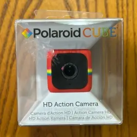 Polc3r Polaroid Cube Hd Action Camera Camcorder Red New In Box 2014 Mini