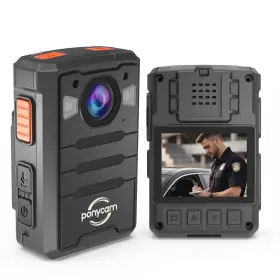 Ponycam Bc608g4e-gw2 1440p 4g Gps Body Camera Sim Card Included 17h Record Time 3600mah Battery