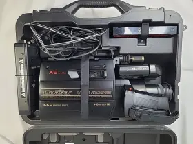 Vm-23 Quasar Vhs Movie Inch Old School Large Camcorder With Case Accessories #3