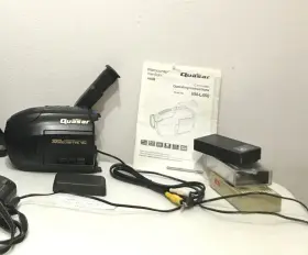 Vm-l450 Quasar Palmsight Palmcorder 450 Vhsc Works Inch As Is Vintage Vhs-c Bundle