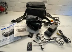 Vm539 Quasar Vhs C Quarterback Eis Digital X100 Video Camera With Accessories Tested