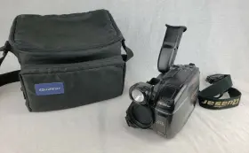 Vm549 Quasar Video Camera Palmcorder Bundle Lot 20x/120x Digital Zoom #2