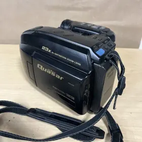 Vml458 Quasar Palmcorder Vhsc 23x Zoom Lens Video Camera With Battery Tested Works #3