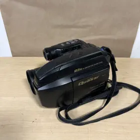 Vml458 Quasar Palmcorder Vhsc 23x Zoom Lens Video Camera With Battery Tested Works