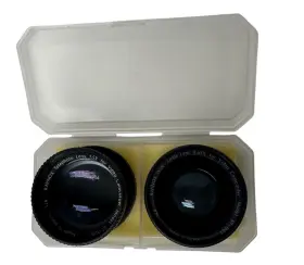 St-1001 Raynox Telephoto Lens For Video Camcorder Made In Japan 1.5x 0.65x Lot