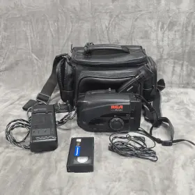 842640641 Rca Small Wonder Playback Camcorder Cc641 1998 Vhs-c 18x With Bag Charger Tested