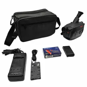 Rca Cc612 Small Wonder Vhs Camcorder Model With Battery/charger Tape And Bag Demo