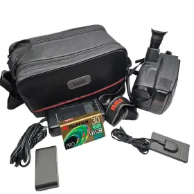 Cc633a Rca Handheld Camcorder With Battery Charger And Power Adapter Tape Bag