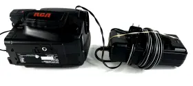 Cc663a Rca Vintage Vhs Camcorder And Charger Non Working For Display Or Parts Only Read
