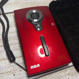 Ex2000rd-a Rca Small Wonder High Definition Digital Camcorder Hd Ez2000rd Red Camera #2
