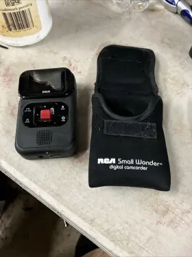 Ez1010-a Rca Small Wonder Camcorder Tested Works. No Cords Includes Carrying Pouch
