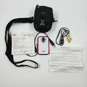 Ez217rd-a Rca Ez217 Small Wonder White Camcorder Model Working