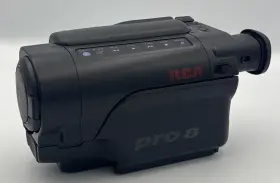 Pro800 Rca Video Camera Variable Zoom 8mm Camcorder Vintage Japan Black Retro