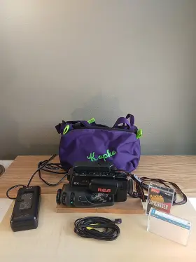 Pro865 Rca Camcorder Video Camera With Cable Carry Bag Charger Batteries See Notes