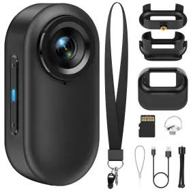 C1-kc665-1 Rgjzkgn 1080p Fhd Mini Body Camera 128gb Sports Action Cam Thumb Size Hands-free